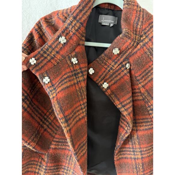 Anthropologie Women’s Tess Plaid Capelet One Size - Picture 3 of 10